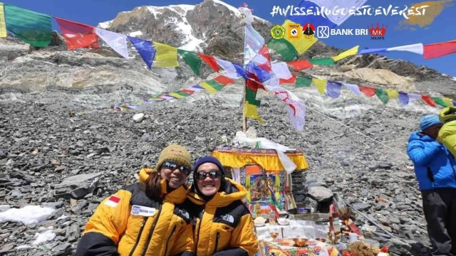 Pendaki Gunung Everest. (Foto: Dok. Wissemu Mahitala)