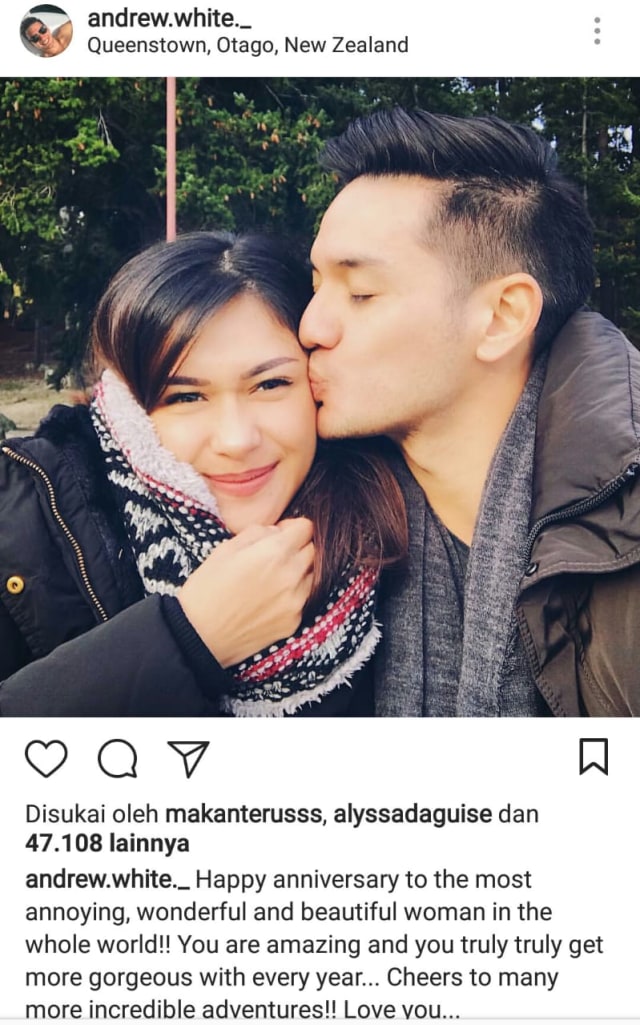 Rayakan Pernikahan Ke 12 Ini Momen Romantis Nana Mirdad Andrew