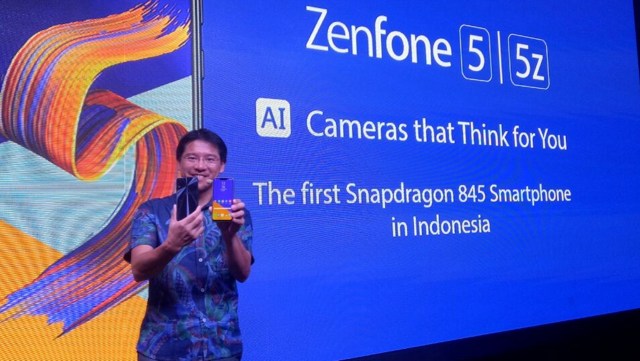 Peluncuran Asus Zenfone 5 dan Zenfone 5Z. (Foto: Utomo Priyambodo/kumparan)
