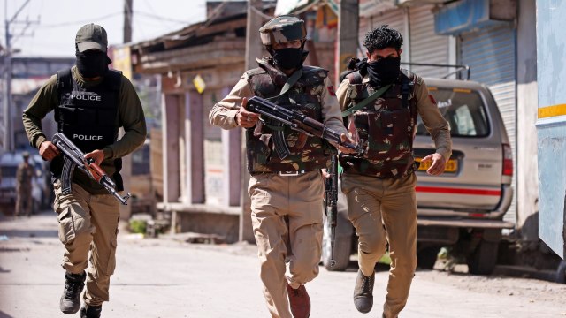 Tentara India Kashmir. (Foto: REUTERS/Danish Ismail)