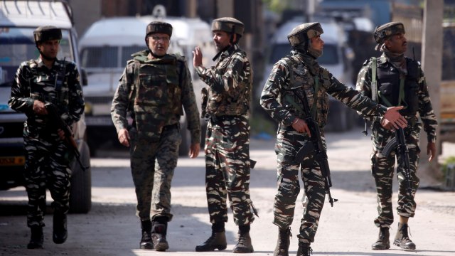 Tentara India Kashmir. (Foto: REUTERS/Danish Ismail)
