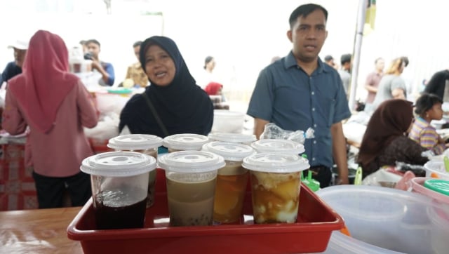 Aneka takjil di Pasar Benhil. (Foto: Nugroho Sejati/kumparan)