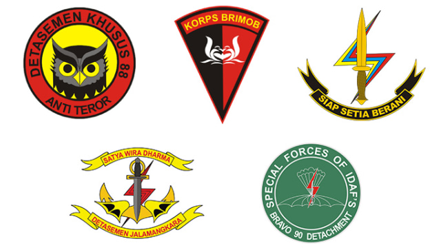 Lima pasukan elit antiteror (Foto: Dok. Wikipedia)