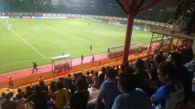Stadion PTIK saat Bhayangkara FC vs Mitra Kukar. (Foto: Alan Kusuma/kumparan)