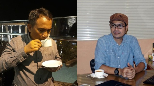 Andi Arief dan Faizal Assegaf. (Foto: Twitter @andiarief__ @faizalassegaf)