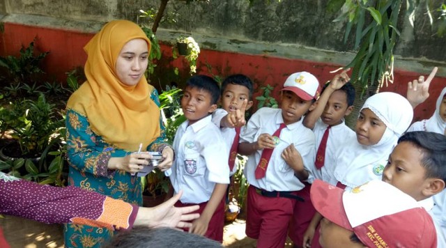 Sekolah Binaan Aqua Pandaan Mengikuti Penilaian Sekolah Adiwiyata Tingkat Provinsi