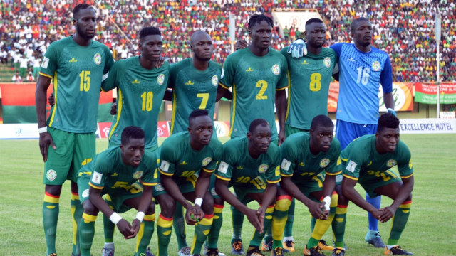 Timnas Senegal di Kualifikasi Piala Dunia. (Foto: AFP/Ahmed Ouoba)