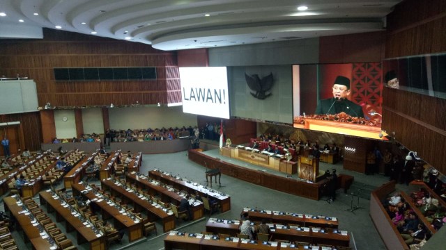 Rapat pembukaan paripurna DPR RI (Foto: Rian/kumparan)