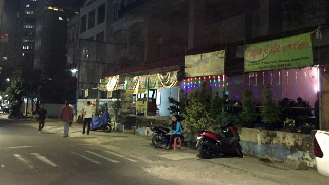 Kondisi Jalan Jaksa yang sepi (Foto: Helinsa Rasputri/kumparan)