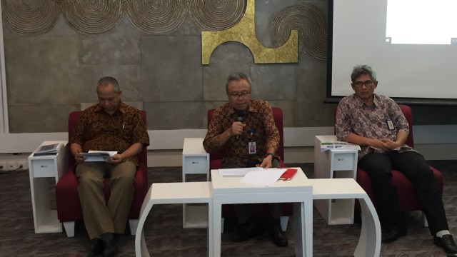 Arie Setiadi saat konferensi pers (Foto: Fachrul Irwinsyah/kumparan)