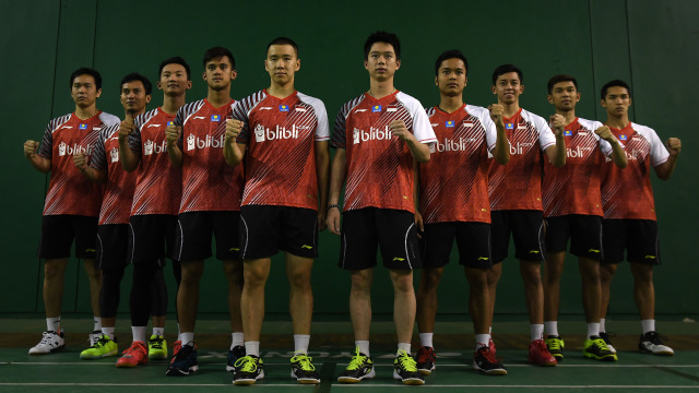 Tim Indonesia di Piala Thomas. Foto: ANTARA/Putra Perwitasari