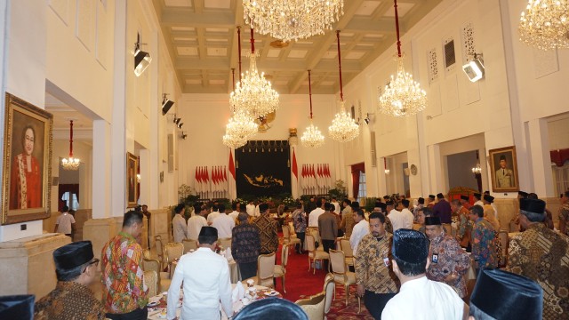 Suasana Jelang Buka Bersama di Istana Negara (Foto: Yudhistira Amran Saleh/kumparan)
