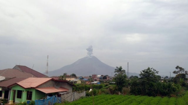 Erupsi Gunung Sinabung. (Foto: Dok. Istimewa)