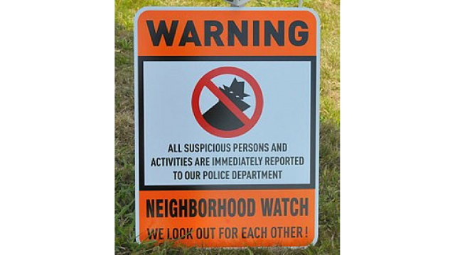 Neighborhood Watch Sign (Foto: Wikimedia Commons)