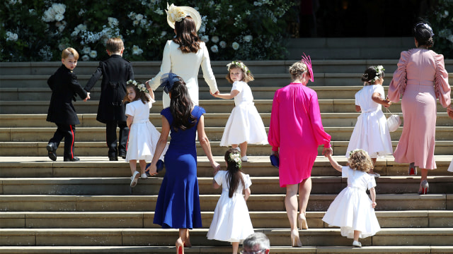Royal Wedding Bridesmaid dan Page Boys (Foto: Jane Barlow/REUTERS)