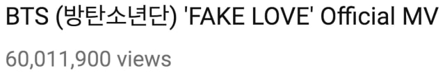 Wow, MV "Fake Love" dari BTS Sudah Ditonton 60 Juta Kali!  (1)
