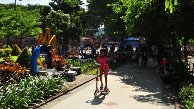 Taman Bungkul Surabaya (Foto: Flickr)