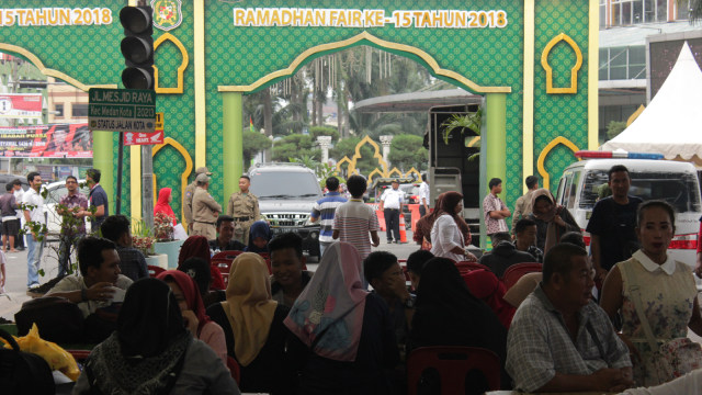 Suasana Ramadhan Fair di Kota Medan (Foto: Ade Nurhaliza/kumparan)