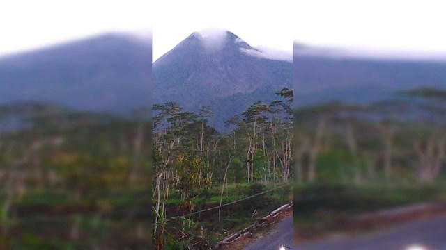 Kondisi Gunung Merapi Selasa (22/5) Pagi.  (Foto: Dok, Sutopo Purwo BNPB)