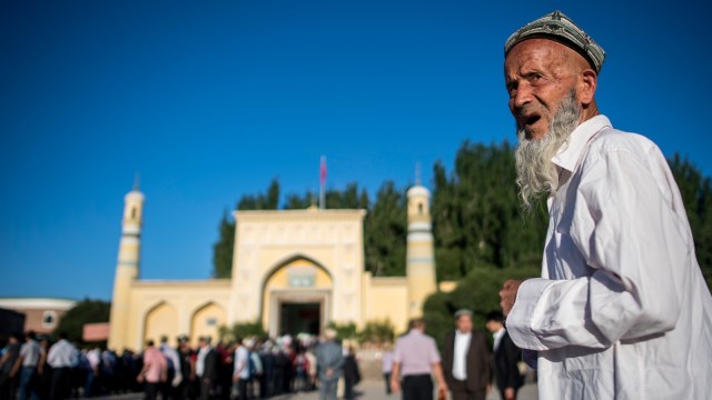 Suku Uighur. (Foto: AFP/Johannes Eisele)