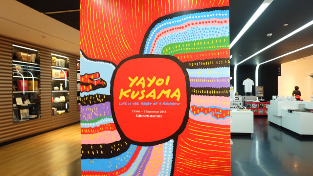 Karya Yayoi Kusama di Museum MACAN (Foto: Bella Cynthia Ratnasari/kumparan)