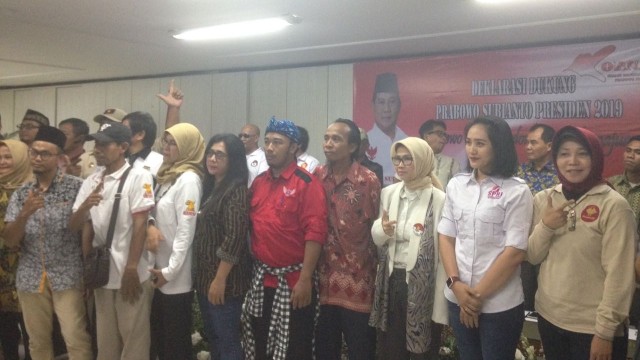 Deklarasi Relawan Pemenangan Prabowo Presiden 2019 (Foto: Yuana Fatwalloh/kumparan)