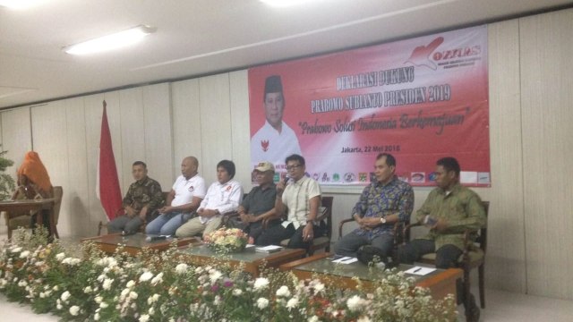Deklarasi Relawan Pemenangan Prabowo Presiden 2019 (Foto: Yuana Fatwalloh/kumparan)