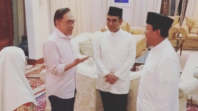 Kunjungan Prabowo bertemu Anwar Ibrahim. (Foto: Instagram @anwaribrahim_my)
