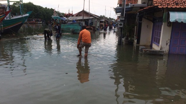 Banjir rob di Pekalongan dan Tegal  (Foto: Dok. BNPB)