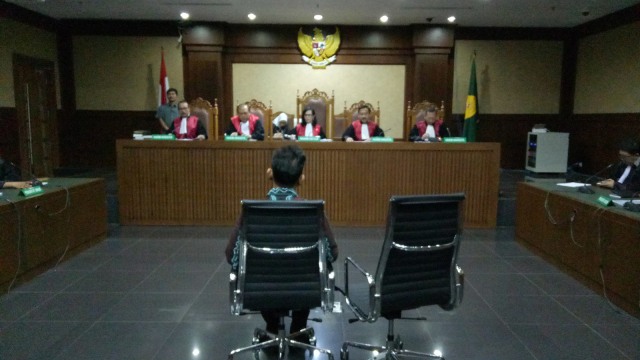 Sidang Abdul Latif di Pengadilan Tipikor (Foto: Aprilandika Pratama/kumparan)