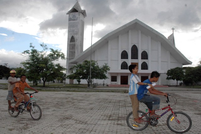 Ancaman Teroris Menyebar ke Timor Leste, Polisi Jaga Ketat Katedral Dili