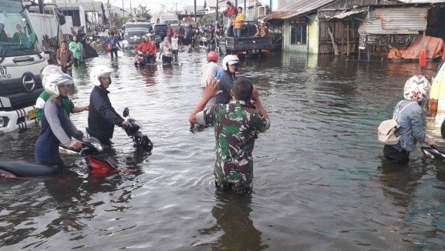 Banjir Besar di Kaligawe, Semarang (Foto: dok. Istimewa)