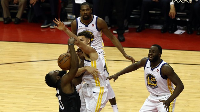 Warriors vs Rockets. (Foto: John Glaser-USA TODAY Sports via Reuters)