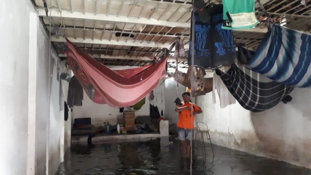 Napi di lapas Pekalongan dipindahkan karena banjir (Foto: Dok Ditjen Pemasyarakatan)