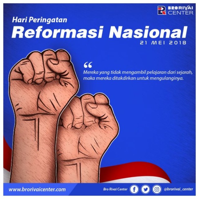 Bro Rivai: Jalan Terjal Reformasi Nasional