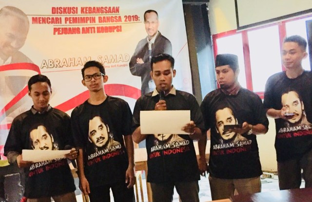 Relawan Abraham Samad Deklarasikan Dukungan di Bali