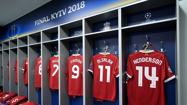 Ruang ganti Liverpool. (Foto: Dok.UEFA)