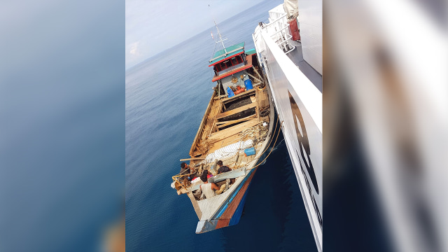 Bakamla tangkap kapal penyelundup kabel optic (Foto: Others/Dok Humas Bakamla)