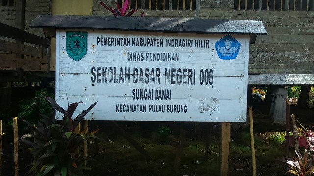 SD Negeri 006 Sungai Danai  (Foto:  Muhammad Ainun Najib /kumparan)