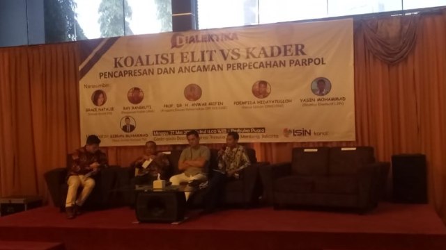Diskusi Dialetika Koalisi Elite Vs Kader (Foto: Rian/kumparan)
