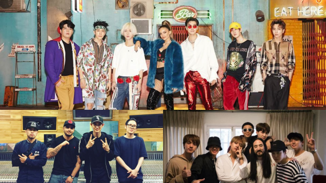 Kolaborasi idola K-Pop dengan musisi internasional (Foto: Berbagai sumber.)