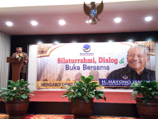 Ketua DPP NasDem, Hayono Isman Siap Maju DPR RI Dapil 1 Surabaya - Sidoarjo