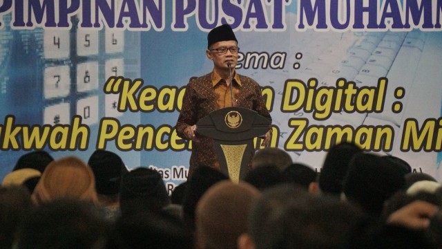 Ketua PP Muhammadiyah Haedar Nashir (Foto: Garin Gustavian/kumparan)