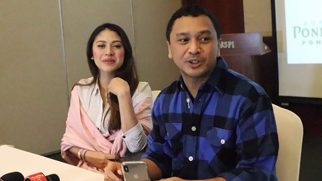 Giring 'Nidji' dan Istri (Foto: Munady/kumparan)