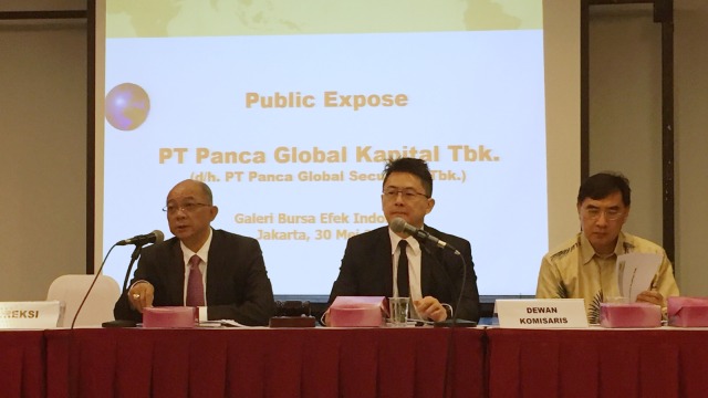 Public Expose PT Panca Global Kapital. (Foto: Selfy Sandra Momongan/kumparan)