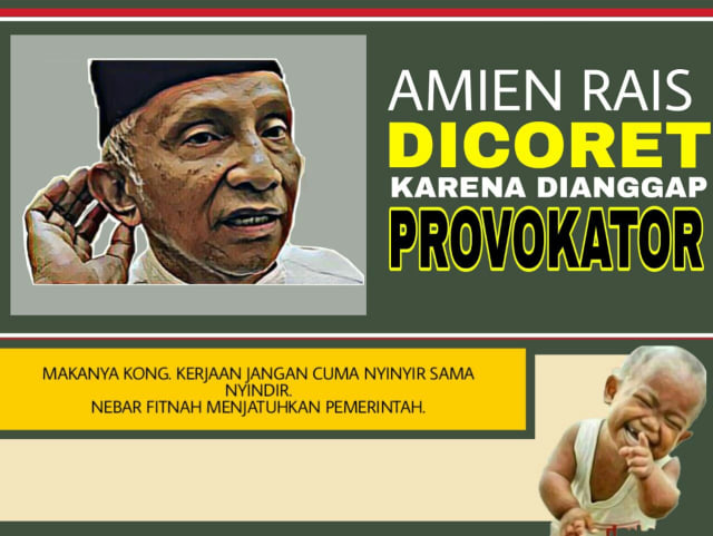 Dianggap Bukan Tokoh Reformasi, Amien Rais Ditolak pada Acara Bela Bangsa di Yogyakarta (38152)