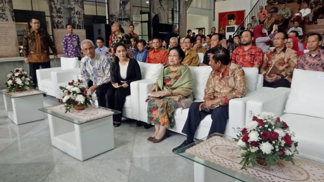 Megawati & Mahfud di Peringatan 73 Tahun Pancasila (Foto: Nabilla Fatiara/kumparan)