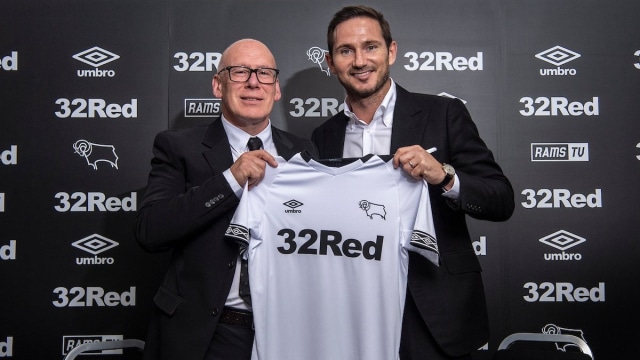 Manajer anyar Derby County, Frank Lampard. (Foto: Twittter @dcfcofficial)