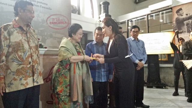 Megawati di Peringatan 73 Tahun Pancasila (Foto: Nabilla Fatiara/kumparan)