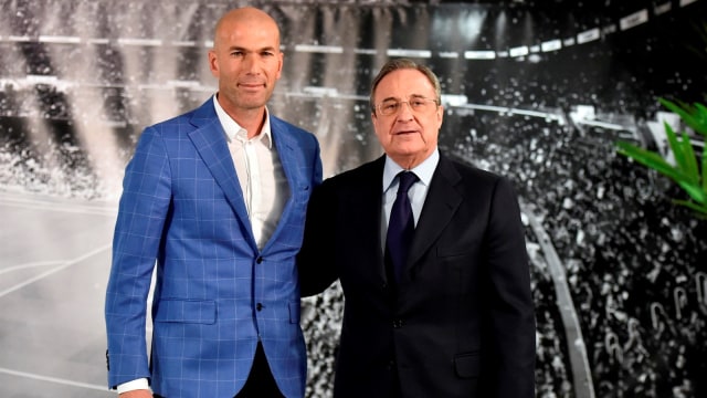 Zidane diangkat sebagai pelatih Madrid. (Foto: AFP/Gerard Julien)